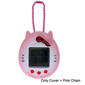 Protective Silicone Case Cover For Tamagotchi Hello Kitty 42892/42891 With Color Chain(Only Cover) (Pink)