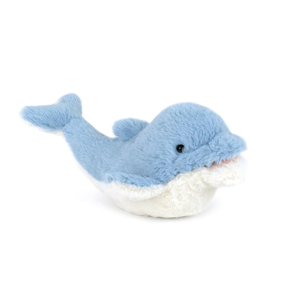 MON AMI Dolphin Plush Toy – Soft 11” Stuffed Animal, Multicolor, Cozy Comfort for Kids, Model ST1562