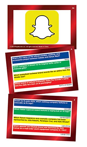 The Logo Game - The Game Of Things You Know And Love! - Fun Party Game - Ages 12+ - 2-6 Players