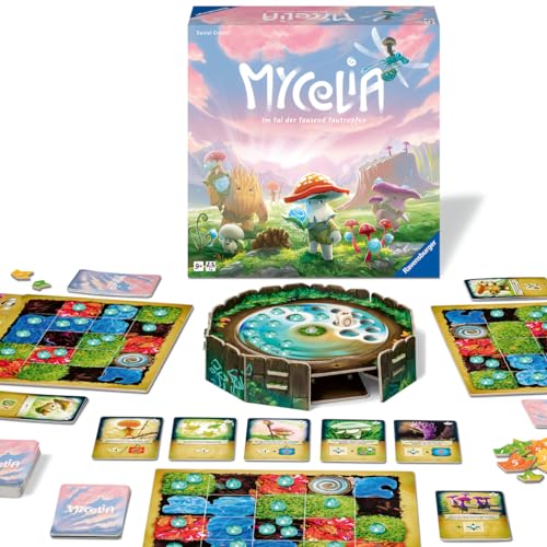 Ravensburger Mycelia Deck-Building Game - Enthralling Puzzle For Mind Teaser Enthusiasts | Ideal Gift For Kids, Teens, And Adults | Magical Mushroom Theme | Great For Solo And Group Play