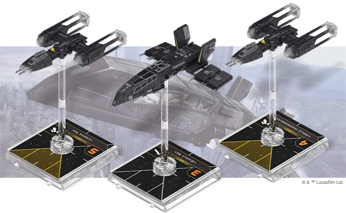 Star Wars X-Wing 2nd Edition Miniatures Game Fugitives and Collaborators SQUADRON PACK - Strategy Game for Kids & Adults, Ages 1