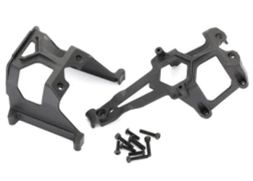 Traxxas 8620 Front and Rear Chassis Supports, Black