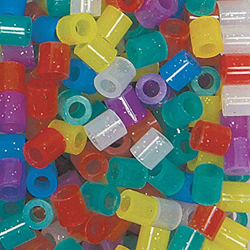 Perler Beads Fuse Beads for Crafts, 1000pcs, Multicolor Glitter, Small