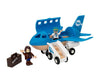 BRIO World - 33306 Airplane | Stimulating Wooden Toy Plane Set | Enhances Creativity and Logical Thinking | Compatible with BRIO