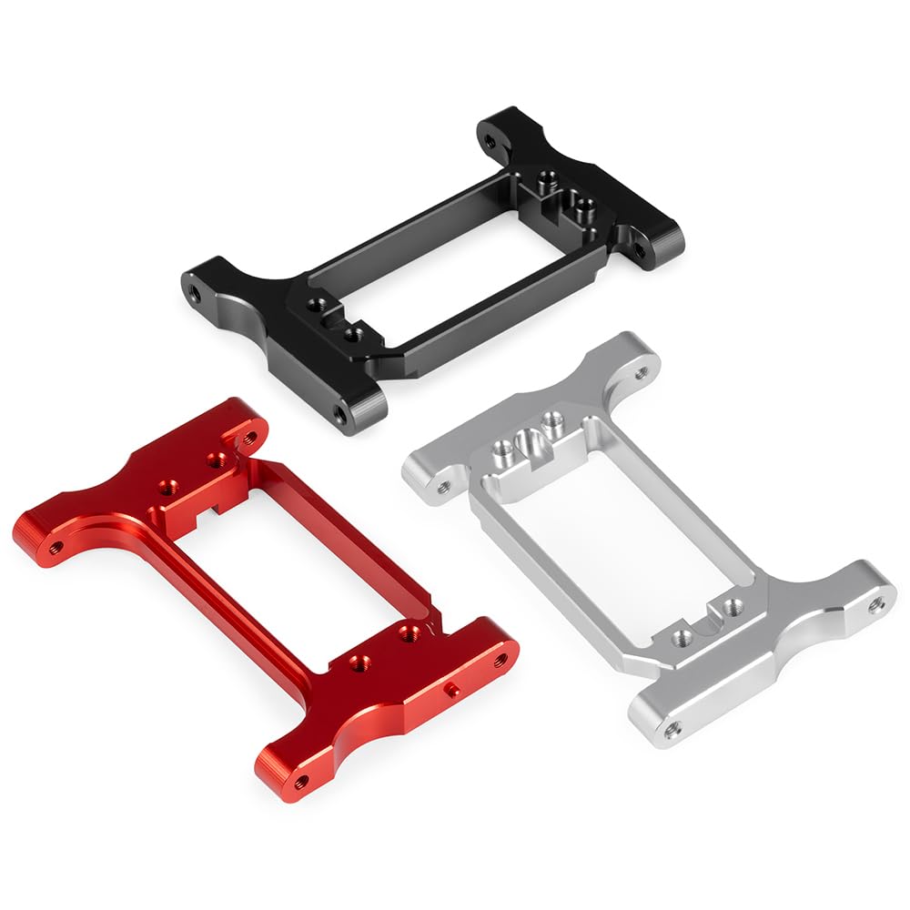 Mohero Aluminum Cnc Front Steering Servo Mount Upgrade Parts For 1/10 Scale Trx-4 Crawler Car (Silver)