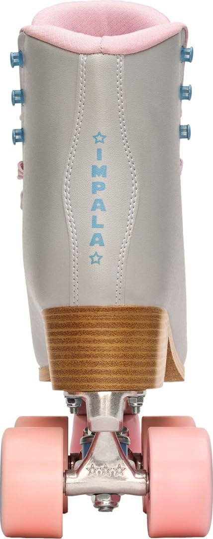 Impala Rollerskates Girl's Impala Quad Skate (Big Kid/mature-themed) Smokey Grey 6 (US Men's 4 Women's 6) M