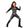 Quenny new black widow girls game dress up,Halloween party role-playing costume. (Black, Large)