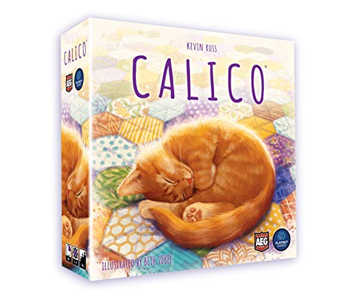 AEG Calico Board Game | Award Winning | Easy to Learn | Small Size | Orange | Model AEG6210