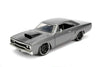 Jada Toys Fast & Furious Die-cast Car - Dom's 1970 Plymouth Roadrunner, Grey, Model JA30745