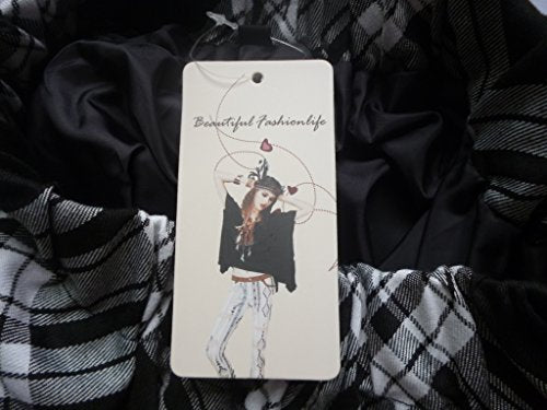 Beautifulfashionlife Women`S Hight Pleated Skirts(3Xl,Khaki)