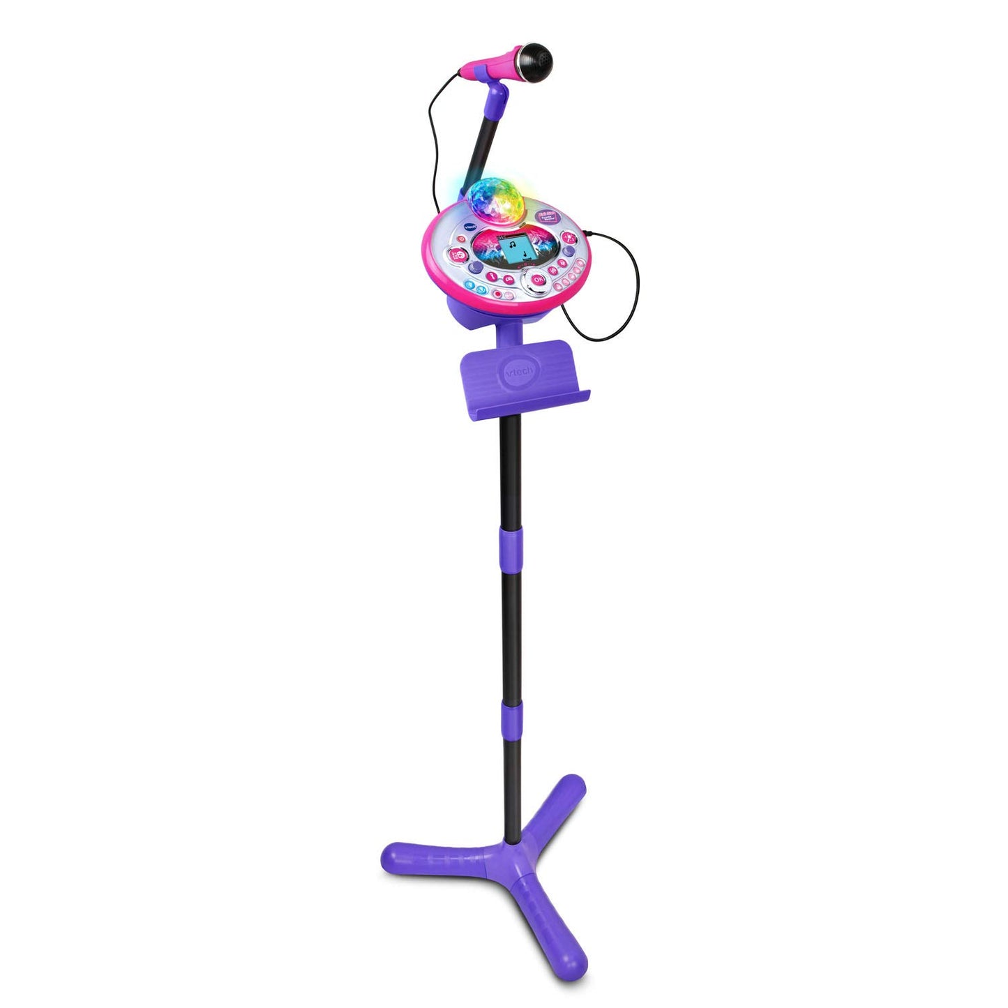 Vtech Kidi Star Auxiliary Voice Changer Karaoke Machine, Pink/Purple