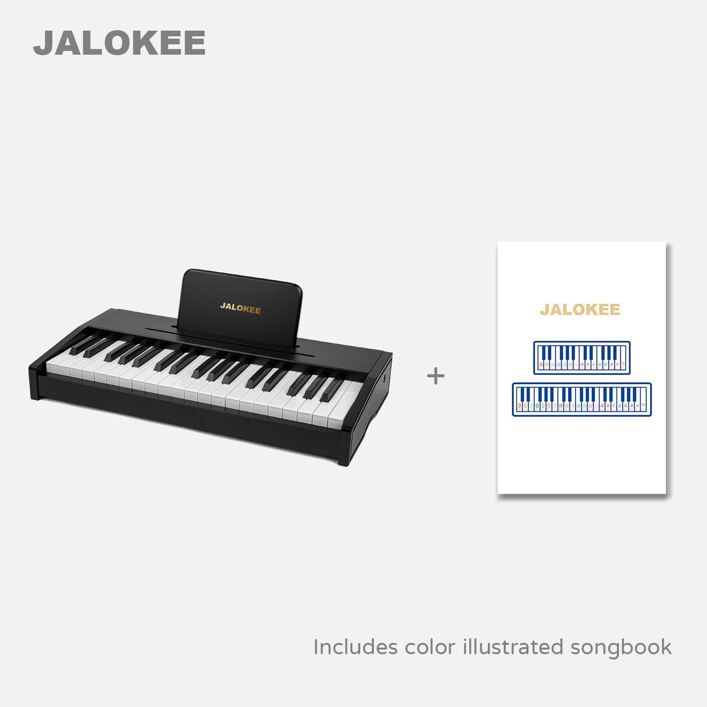 Jalokee Kids Piano Keyboard, 37 Keys Digital Piano For Kids, Music Educational Instrument Toy, Wood Piano For 3+ Girls And Boys