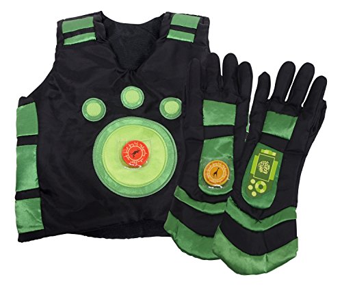 Wild Kratts Creature Power Suit - Chris, Size 4-6X, Multi Color, Includes Vest & Gloves - Dress Up & Pretend Play by Jazwares