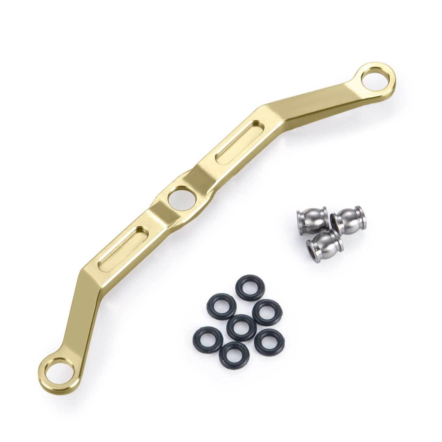 RCLIONS Heavy Weight Brass Steering Link for TRX4M 1/18th RC Crawler Car Upgrades