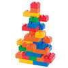 Uniplay Plump Soft Building Blocks - 60-Piece Jumbo Stacking Multicolor Set For Early Cognitive Development And Creative Play - Ages 3 Months+