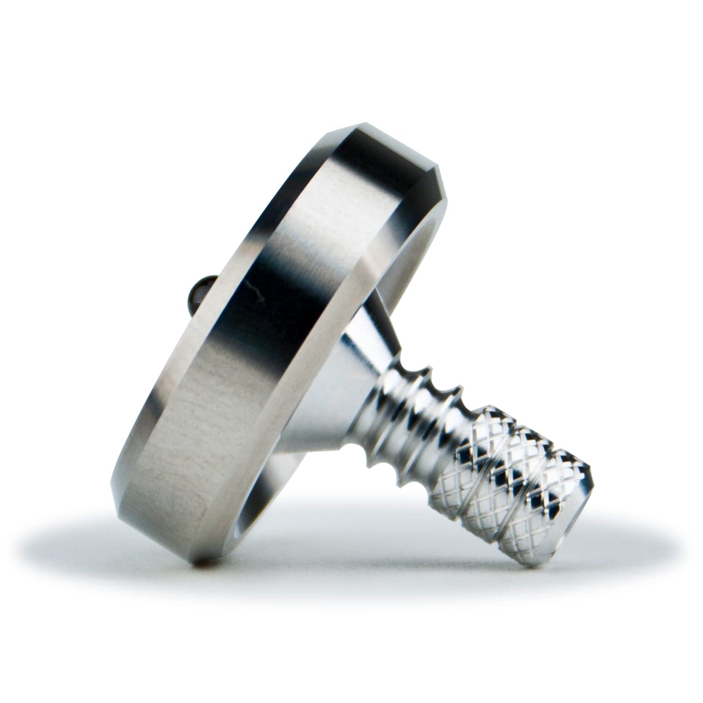 DjuiinoStar enhanced Spinning Top Stainless Steel Collar with Aluminum Stem 8-10 Minutes High Precision EDC Desktop Toy DST-810R