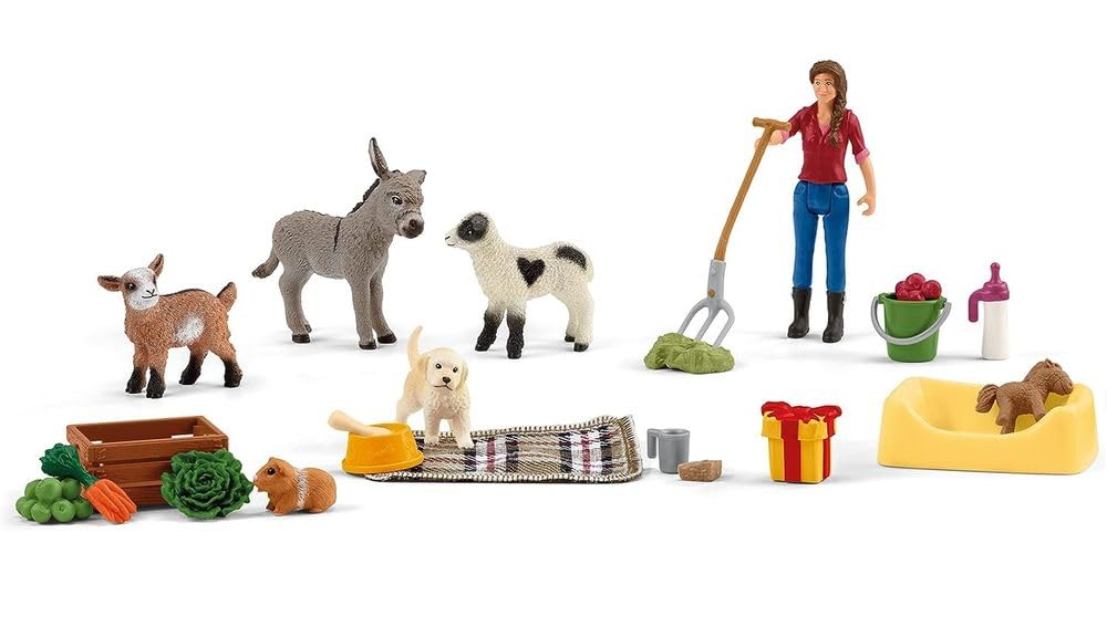 Schleich Farm World Advent Calendar 2023 FR-IT 3 Years + Farm World 24-Piece Set
