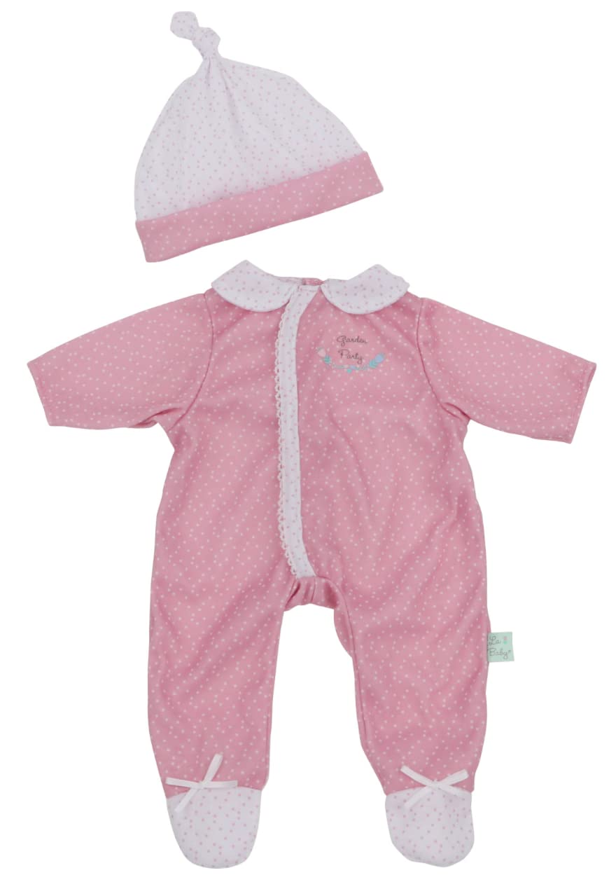Jc Toys | Berenguer Boutique | La Baby Doll Outfit | 2 Piece Pink, White And Floral Print|Washable| Ages 2+ | Fits Dolls 14'- 18'
