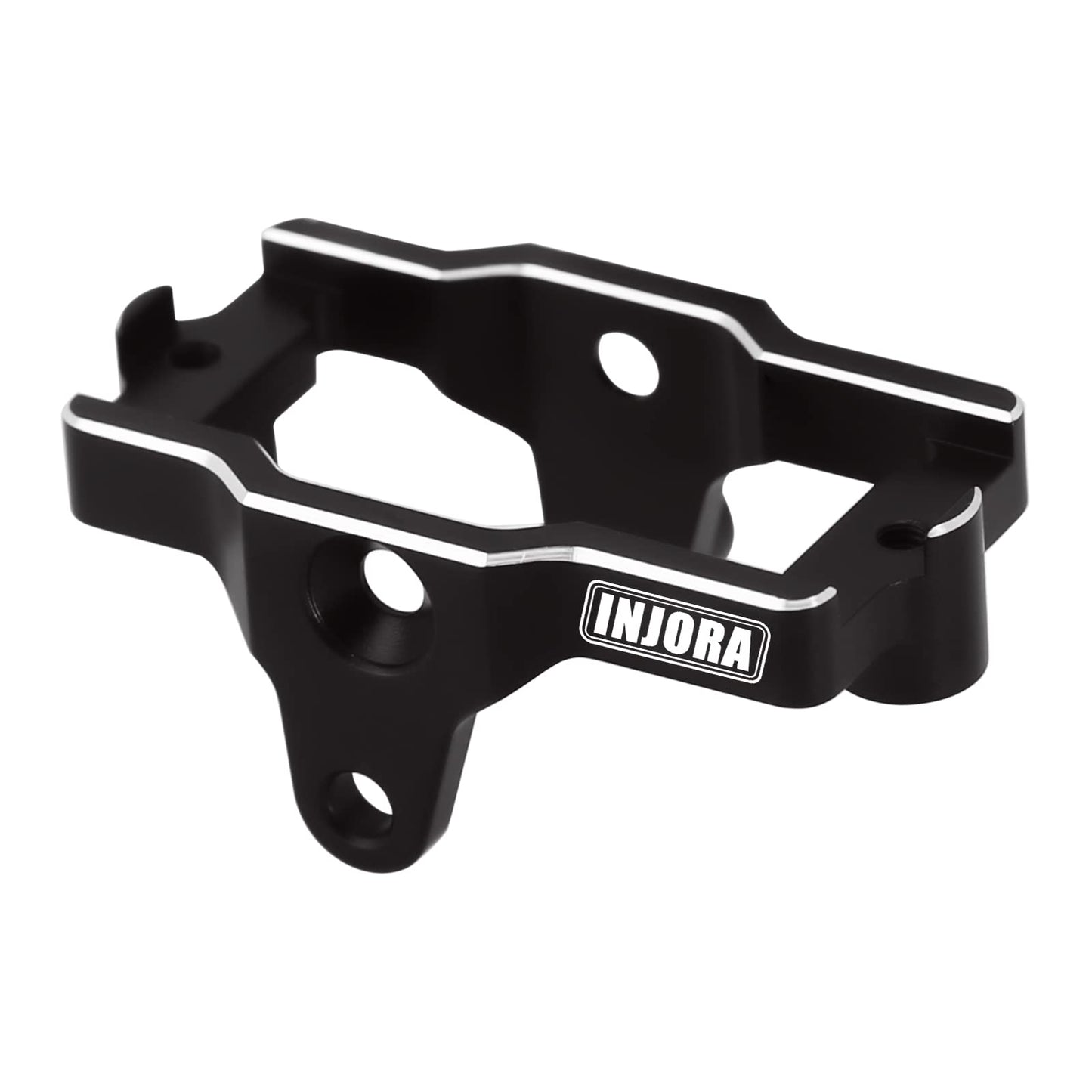 INJORA Coreless High Torque Micro Servo with Mount and Servo Horn for TRX4M TRX4MT 1/18 RC Crawler Upgrade Parts(Black)