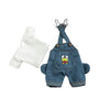 Xidondon 1/12 Bjd Doll Clothes Fashion Suspender Pants T-Shirt Set For Ob11 Gsc Body9 Dolls Accessories (Dark Blue)