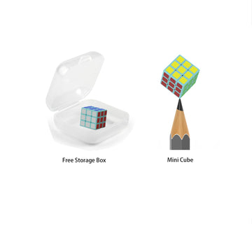 Y.L. Doymx Mini Cube 3X3 - Cube Lab 1X1X1Cm Tiny Cube, Smooth Magic Smallest Cube Gift For Kids And Adults(Blue)