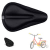 Liyamobu Kids Gel Bike Seat Cushion Cover For Boys & Girls, 9'X6' Breathable & Extra Soft Memory Foam Children Bicycle Saddle Pad With Water&Dust Resistant Cover