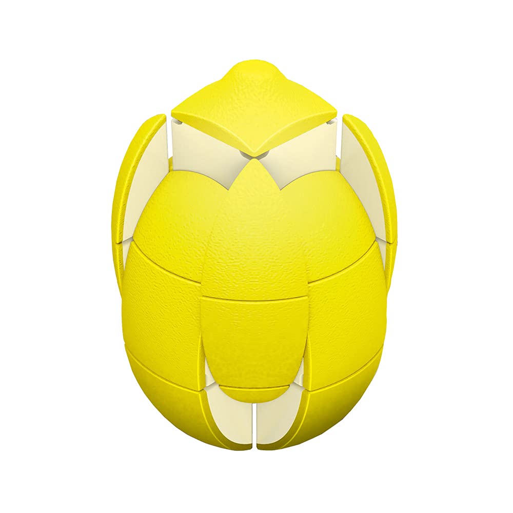 Yealvin 3D Fruit Cube 3  3 Magic Speed Cube Children'S Educational Toys Puzzle Cube Brain Teaser (Lemon)