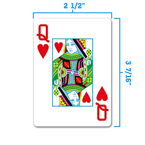 Copag 1546 Design 100% Plastic Playing Cards, Poker Size (Standard) Red/Blue (Jumbo Index, 1 Set)