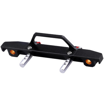 Metal Aluminum Front Bumper with U-Rings Tow Hitch Shackles for Axial SCX24 1/24 RC Crawler AXI90081 Upgrades Parts