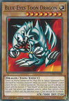 YU-GI-OH! Blue-Eyes Toon Dragon Card - Common - 1st Edition - Blue - Cardstock