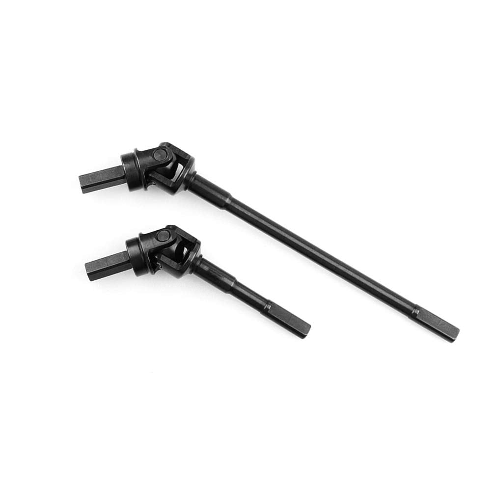 RZXYL Hard Steel Front Axle Drive Shaft CVD Set for 1/10 Axial SCX10 III AX103007 RC Crawler Car (Front)