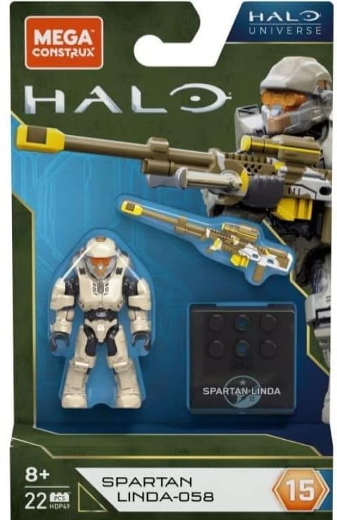 Mega Construx Halo Heroes Series 15 Complete Set Of 5 Buildable Action Figures
