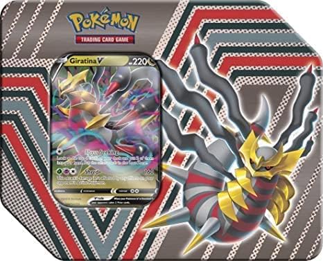 Pokemon TCG Hidden Potential Tin - Giratina V, Multi-color, Model 728192542886, Collectible Card Game