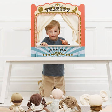 Le Toy Van - Wooden Tabletop Puppet Theatre | Imaginative Play Theatre - Suitable for Ages 3+ Years