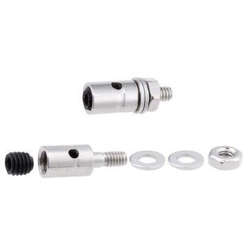 Hobbypark 25pcs Adjustable Pushrod Connector Linkage Stoppers D1.3mm RC Airplane Plane Parts