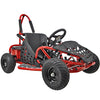 Go-Bowen Electric Kids Go-Kart, 1000W, 48V, Large, Steel, Red