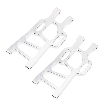 Vgoohobby Metal Front Lower Suspension Arm Upgrade Part 08005 Compatible with Redcat Racing HSP 94111 1/10 RC Car Truck (Silver)