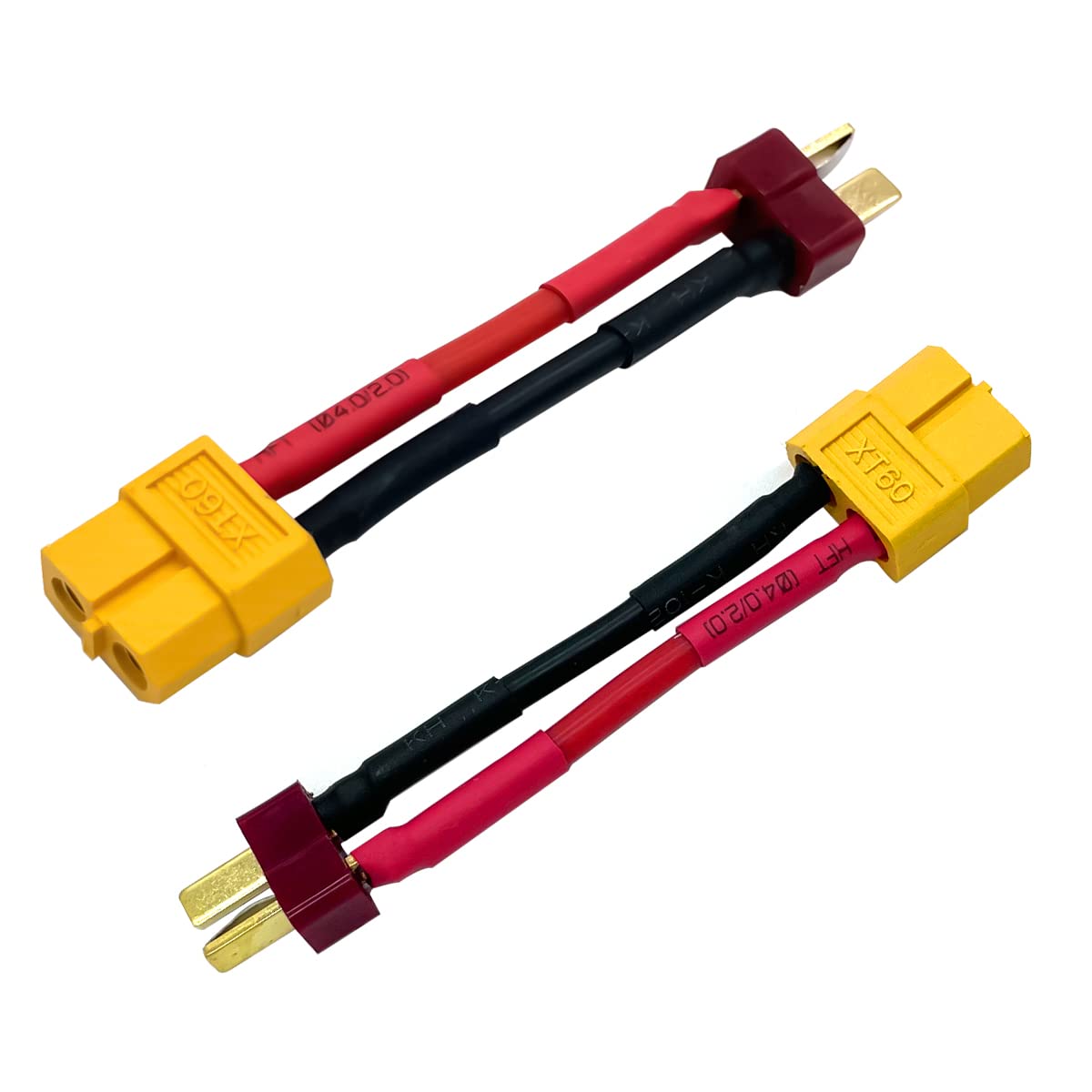 6Pcs T Plug to XT60 Male Female Plug Connector Adapter for RC Car Boat Drone LiPo NiMH Battery ESC Connector Adapters