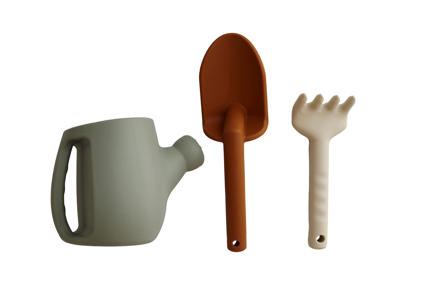 Marlowe & Co Silicone Gardening Set, Garden Tools and Beach Toys for Children (Dried Thyme)