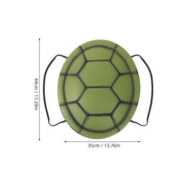 Tortoise Shells Props: 5pcs Costume Turtle Shell Turtle Shell Backpack Ninja Turtle Backpack Funny Dress Up Shell Backpack Animal Costume Cosplay Props Halloween Party Fancy Dress Prop