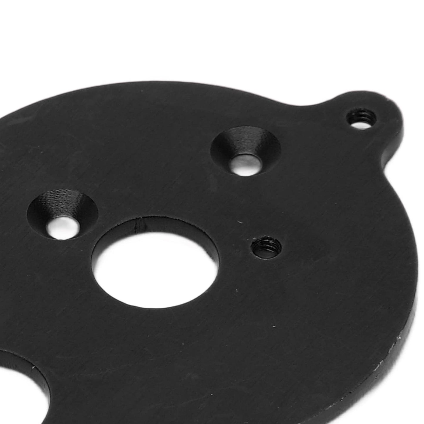 RC Motor Mount Heat Sink Plate, Aluminum, for Mini-T 2.0 2WD 1/18 RC Truck(Black)