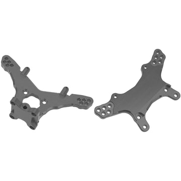 Vgoohobby Metal Front & Rear Shock Tower RC Shocks Damper Mount Set Compatible with Losi 1/18 Mini-T 2.0 2WD Stadium RC Truck Ho