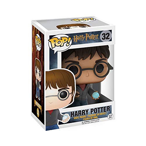Funko Harry Potter Harry W/Prophecy (Bd) Pop Figure, Gray