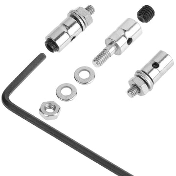 HobbyPark 20pcs 1.3mm Adjustable Pushrod Connector Linkage Stopper & F1.2mm x L180mm Steel Z Style Pushrods Parts for RC Airplan