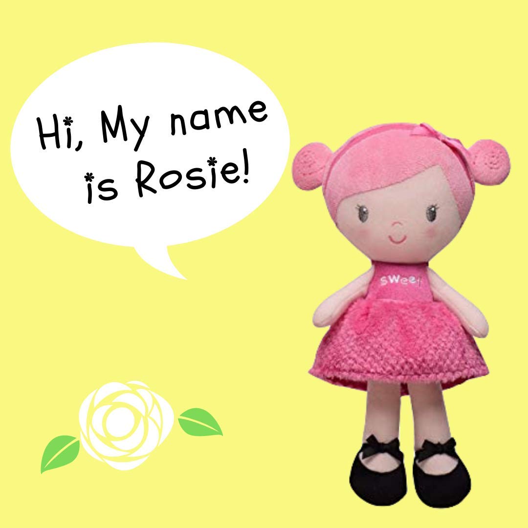 Baby Starters Plush Snuggle Buddy Baby Doll, Sweet Rosie