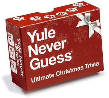 Yule Never Guess Ultimate Christmas Trivia Card Game - 110 Cards - 3 Or More Players - Ages 8+