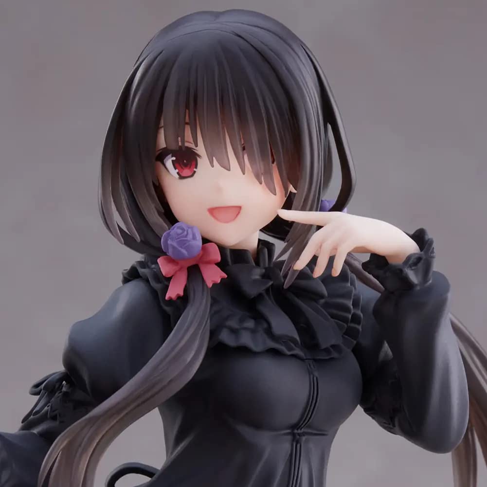 Lunk Tokisaki Kurumi Action Figure Black Dress Model Pvc Anime Statue Character Collections Model Ornaments 7.9 Inch