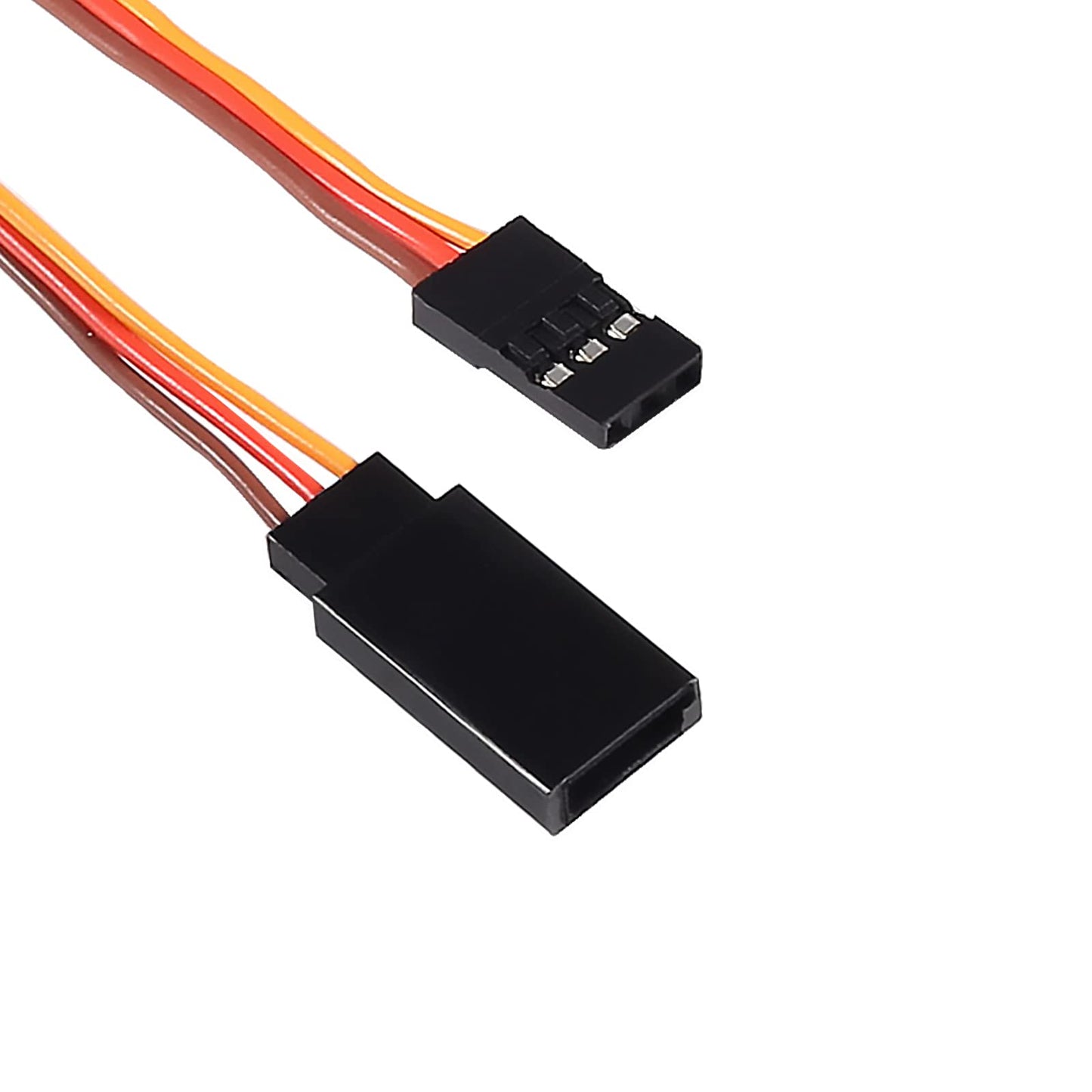 DIANN 10pcs 3-Pin JR Servo Extension Cable 1 JR Male to 2 Female JR Y Harness Servo Cable for RC Cars Trucks Airplanes Servo Rec