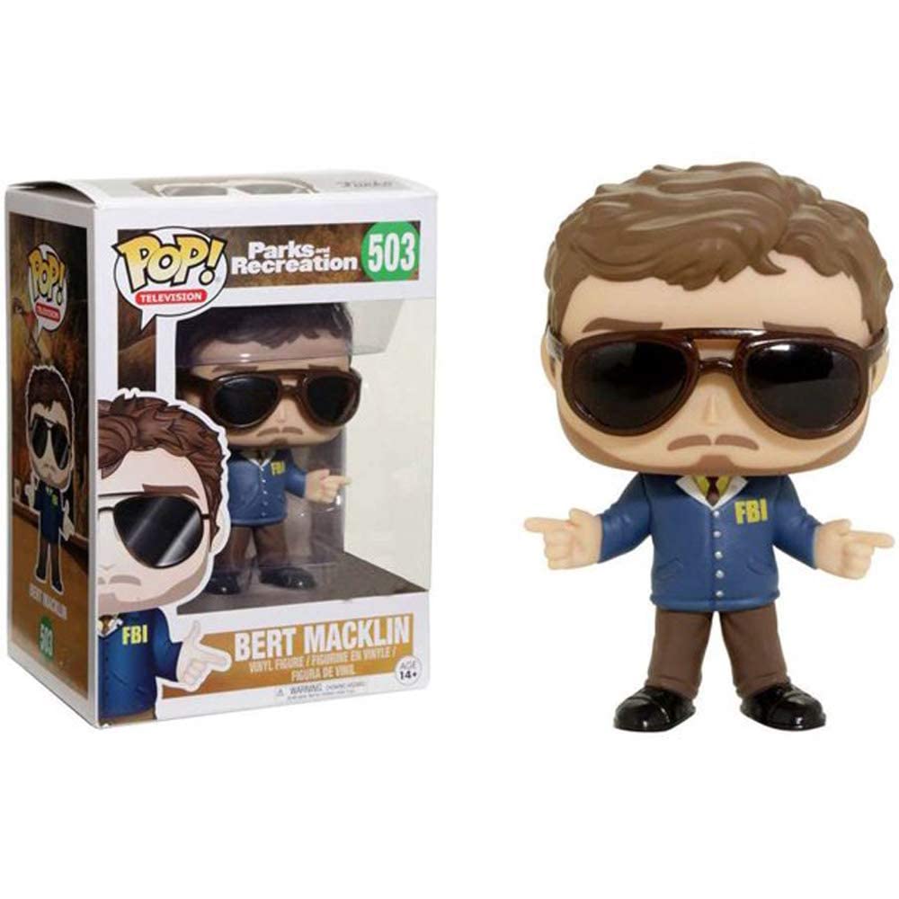 Bret Macklin Fbi Vinyl Figure Bundled With Pop Box Protector Case