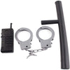 Binaryabc Halloween Police Costume Supplies,Walkie Talkie Police Baton Handcuffs Set